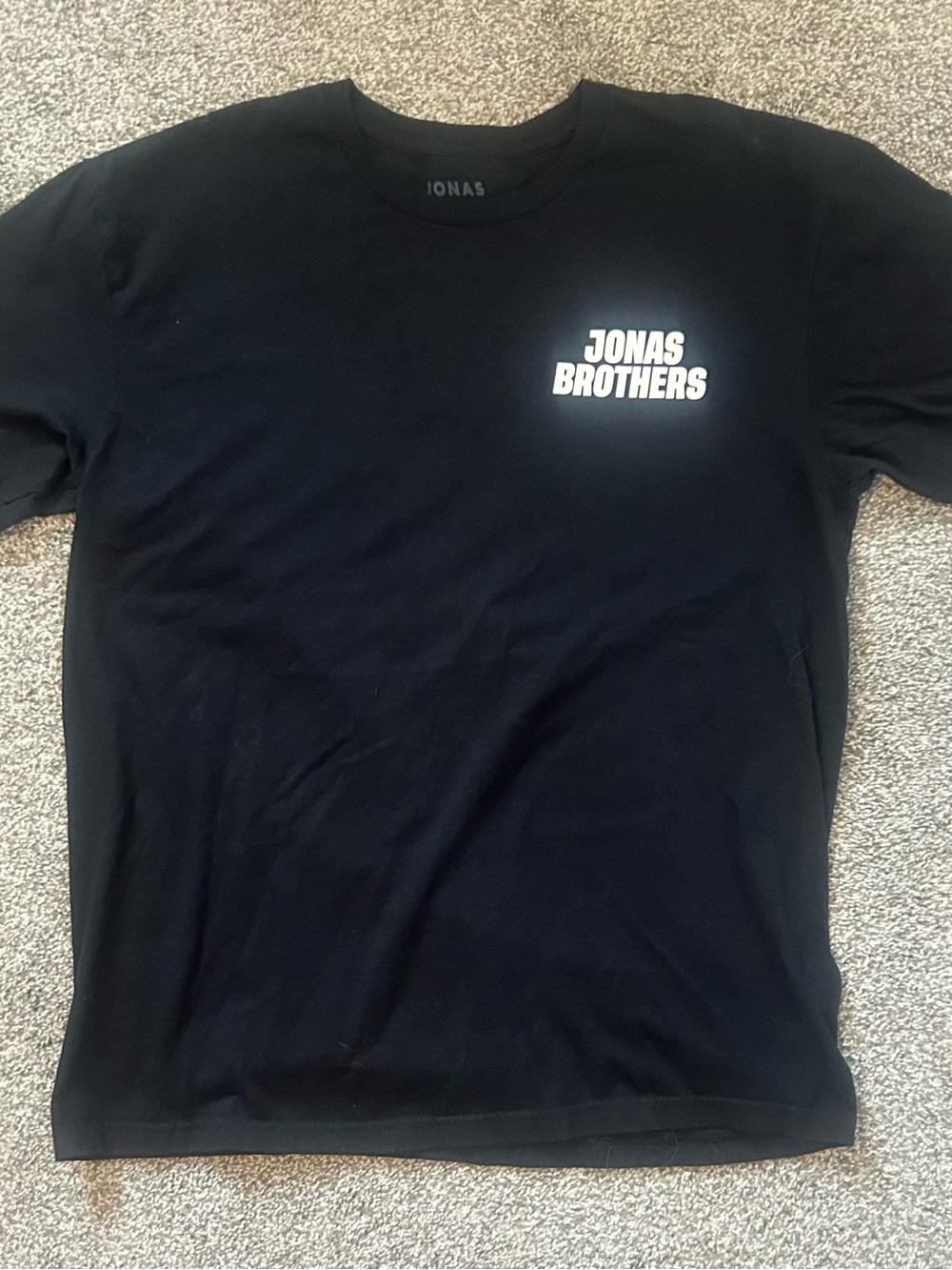 Jonas Brothers Shirt Mens Large Black 2023 Concert Tour Greetings Hometown Tee